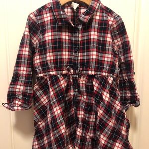 adorable plaid shirt dress
